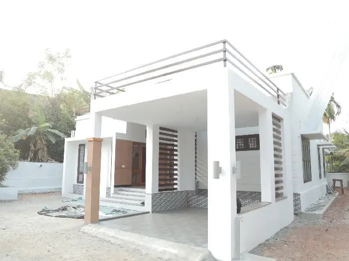 White colored home designed by P-Art Interiors
